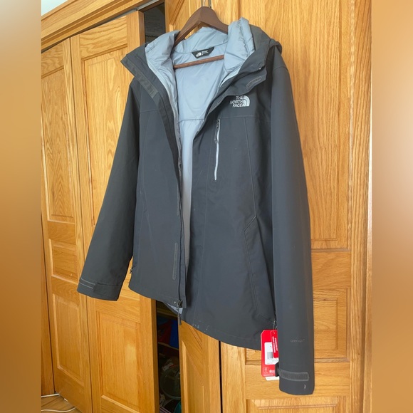 The North Face CARTO TRICLIM coat jacket 2 in 1 dark gray - Picture 2 of 9
